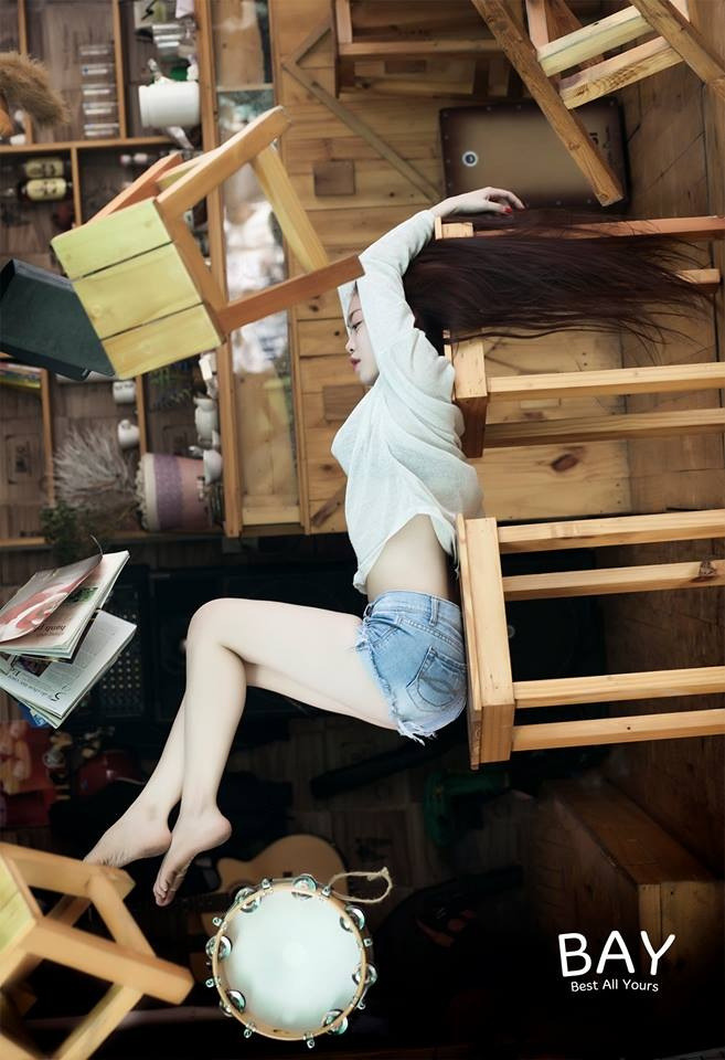 韓國年輕的母親